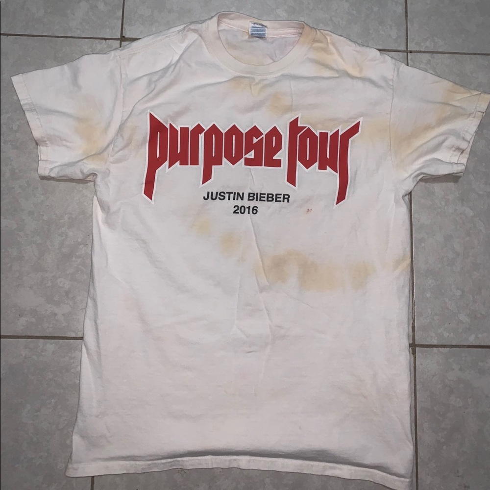Justin Bieber tour tee 2016